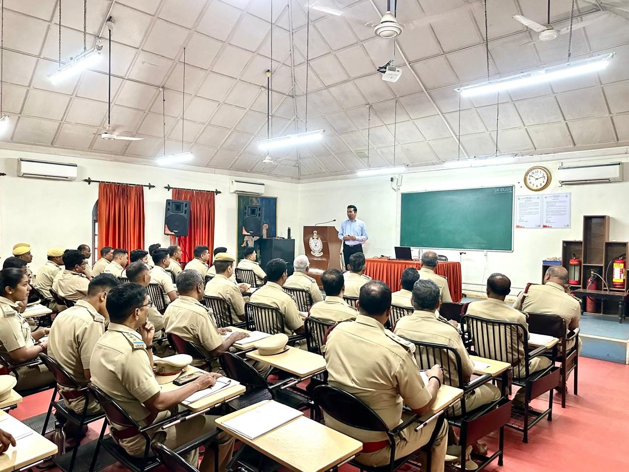 Classroom session on basic wireless communication for Goa Fire and Emergency Services officials